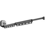 S�choir � linge, r�tractable, montage mural, avec ventouse, r�tractable, pliable, avec crochets et porte ...