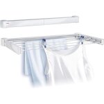 S�choir mural, s�che linge d�pliable avec 5 barres de 60 cm, �tendoir � linge robuste pour int�rieur ...