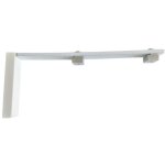 Secodir - rev - support de fixation murale double pour tringle rideau rail l 160 mm coloris - blanc