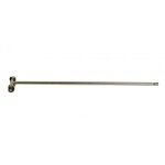 Secodir - tringle de porte pivotante 60  100 cm coloris - nickel satin - nickel satin