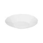 Secret de gourmet - lot de 6 assiettes creuses 'alma' 22cm blanc