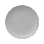 Secret de gourmet - lot de 6 assiettes  dessert 'romy' 20cm blanc