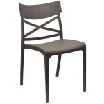 Chaise d'ext�rieur en polypropyl�ne croix tortora