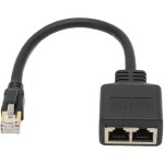 Adaptateur répartiteur rj45, répartiteur d'adaptateur ethernet 1 à 2 ports réseau rj45, adaptateur répartiteur ... Adaptateur répartiteur rj45, répartiteur d'adaptateur ethernet 1 à 2 ports réseau rj45, adaptateur répartiteur ...