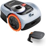 Segway navimow i208 awd robot tondeuse et garage s, jardin de 800 m�, trois roues motrices, nrtk + vision, ...