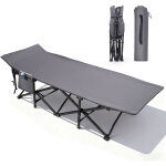 Sekey lit pliable pour camping et jardin ? lit de voyage / lit de camp avec poche lat�rale ? supporte ...