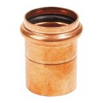 Manchon droit � joint torique - cuivre - diam�tre 40 mm - femelle / femelle