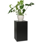 Sellette carre 40x40x70 cm noire