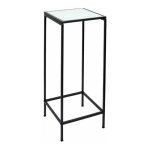 Sellette design en mtal  felicity  70cm noir