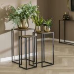 Sellettes noir et or nova (lot de 3) Sellettes noir et or nova (lot de 3)