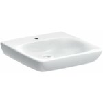 Geberit - selnova comfort - lavabo 550x550 mm, pour personne  mobilit rduite, avec un trou de robinetterie, ...