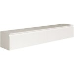 Selsey - bemmi - meuble tv 2 portes - suspendu - 175 cm - blanc