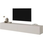Selsey - bisira - meuble tv - 200 cm - taupe (gris - beige) Selsey - bisira - meuble tv - 200 cm - taupe (gris - beige)
