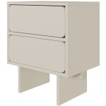 Selsey - wuwu - table de chevet - avec 2 tiroirs - gr�ge