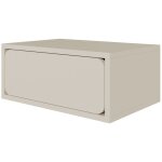 Selsey - wuwu - table de chevet suspendue - avec tiroir - gr�ge