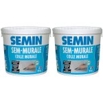 Semin - sem - murale, colle pour toiles de verre et rev�tements muraux l�gers pr�t � l'emploi, seau de ...