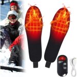 Semelles chauffantes lectriques rechargeables avec tlcommande, semelles chauffantes lavables pour ...