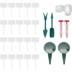 Semoir manuel portatif en plastique, facile � utiliser, � 5 compartiments, id�al pour semer des l�gumes ...