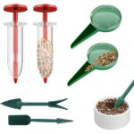 Semoir � plantes, 10 x 3cm distributeur de graines set, semoir planteur jardin, mini semoir semences, ...