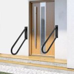 Main courante en fer pour 1 - 3 marches 2 pices poigne de scurit en u pour escaliers main courante ...