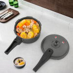 Mini autocuiseur en alliage d'aluminium 2l / 2. 11qt cuisine mini autocuiseur Mini autocuiseur en alliage d'aluminium 2l / 2. 11qt cuisine mini autocuiseur