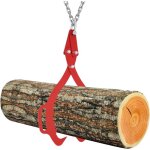 Pince forestire pour troncs d'arbres 25 pouces pince d'appui pince de chargement 635 mm 1000 kg pince ...