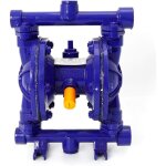 Pompe pneumatique  double membrane, qbk - 15 1 / 2in inlet cast iron nitrile diaphragm