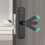 Senderpick ? serrure intelligente biom�trique avec empreinte digitale ? compatible portes jusqu'� 5 cm ...