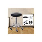 Chaise de bar pivotante et rglable en hauteur, tabouret de bar  roulettes rglable en hauteur, sige ...