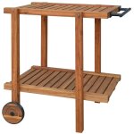 Sens - line table roulante de jardin toby - 76x50x77 cm - 100% acacia fsc