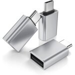 Serbia - argent - adaptateur usb c mle vers usb 3. 0 fem 3 pack, thunderbolt 3 type c otg key converter ...