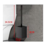 Brosse de toilette espace aluminium brosse de toilette sans coin mort lave - vaiss brosse murale sans ...