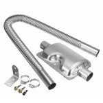 Chauffage diesel air parking 600mm chappement 24mm silencieux silencieux kit