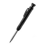 Ensemble de 2 crayons de charpentier mécaniques, une recharge noire + stylo noir, outil d'écriture, marqueurs ... Ensemble de 2 crayons de charpentier mécaniques, une recharge noire + stylo noir, outil d'écriture, marqueurs ...
