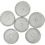 Filtre de remplacement pour machine  caf, maille en acier inoxydable de 10, 2 cm avec anneau mtallique ...