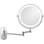 Serbia - grossissement led pour miroir mural de 8 '', rechargeable par usb avec 1x / 7x, blanc Serbia - grossissement led pour miroir mural de 8 '', rechargeable par usb avec 1x / 7x, blanc
