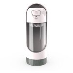 Serbia - rose gourde pour chien portable voyage bouteille chien et chat pet travel water drink bouteille ...