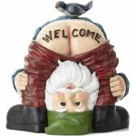 Statue de rsine nain de jardin, dcoration coquine en rsine tanche, nain cul nu de gnome de bienvenue ...