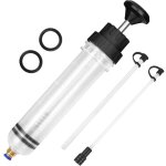 Seringue a huile, 200cc injecteur extracteur avec 2 tuyaux seringue a huile une paire d'anneaux en caoutchouc ...
