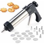 Seringue patisserie inox qualit� prole presse a biscuit pistolet patisserie , xu, avec 13 disques biscuits ...