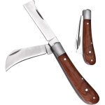 Serpette greffoir, greffoir couteau jardin, serpette pliante lame couteau pliable greffe d'lagage double ...