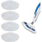 Serpill�res remplacement pour polti kit 4 pi�ces, balai vapeur en microfibre vadrouilles de rechange ...