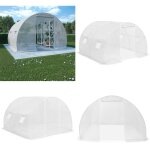 Vidaxl - serre 9 m² 300x300x200 cm - serre - serres - home & living - blanc Vidaxl - serre 9 m² 300x300x200 cm - serre - serres - home & living - blanc
