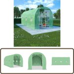 Serre 9 m² 4, 5x2x2 m - serre de jardin - abri jardin - protection plantes - serre verte - tunnel de ... Serre 9 m² 4, 5x2x2 m - serre de jardin - abri jardin - protection plantes - serre verte - tunnel de ...