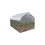 Meistro kodas - certifi� serre klasikadrop 10m2, 2, 5m x 4m, 4 mm avec rev�tement en polycarbonate