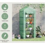 Serre de jardin balcon �tag�re serre 4 niveaux 69l x 49l x 155h cm