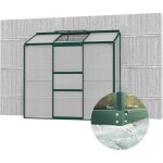 Vitavia - serre de jardin en polycarbonate 4 mm et aluminium vert emeraude avec embase ida 68. 8 x 192. ... Vitavia - serre de jardin en polycarbonate 4 mm et aluminium vert emeraude avec embase ida 68. 8 x 192. ...