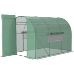 Outsunny - serre de jardin tunnel 6 m² acier galvanisé renforcé diamètre 2, 5 cm + pe haute densité fenêtres ... Outsunny - serre de jardin tunnel 6 m² acier galvanisé renforcé diamètre 2, 5 cm + pe haute densité fenêtres ...