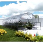 Meistro kodas - certifi serre klasika easy 3 x 6 m (18 m), 6 mm avec revtement en polycarbonate