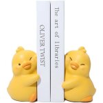 Serre - livres dcoratif jaune mignon en forme de canard, serre - livres unique pour ranger des livres, ...